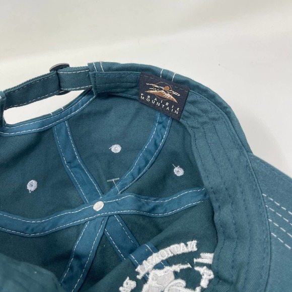 Prarie Mountain Unisex VTG Adjustable Hat Mt Rainer Embroidered Dark Green OS - Picture 4 of 7